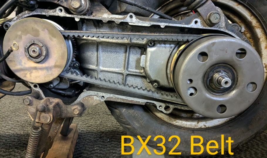 BX32 Belt on a CV80 Beluga Drivetrain